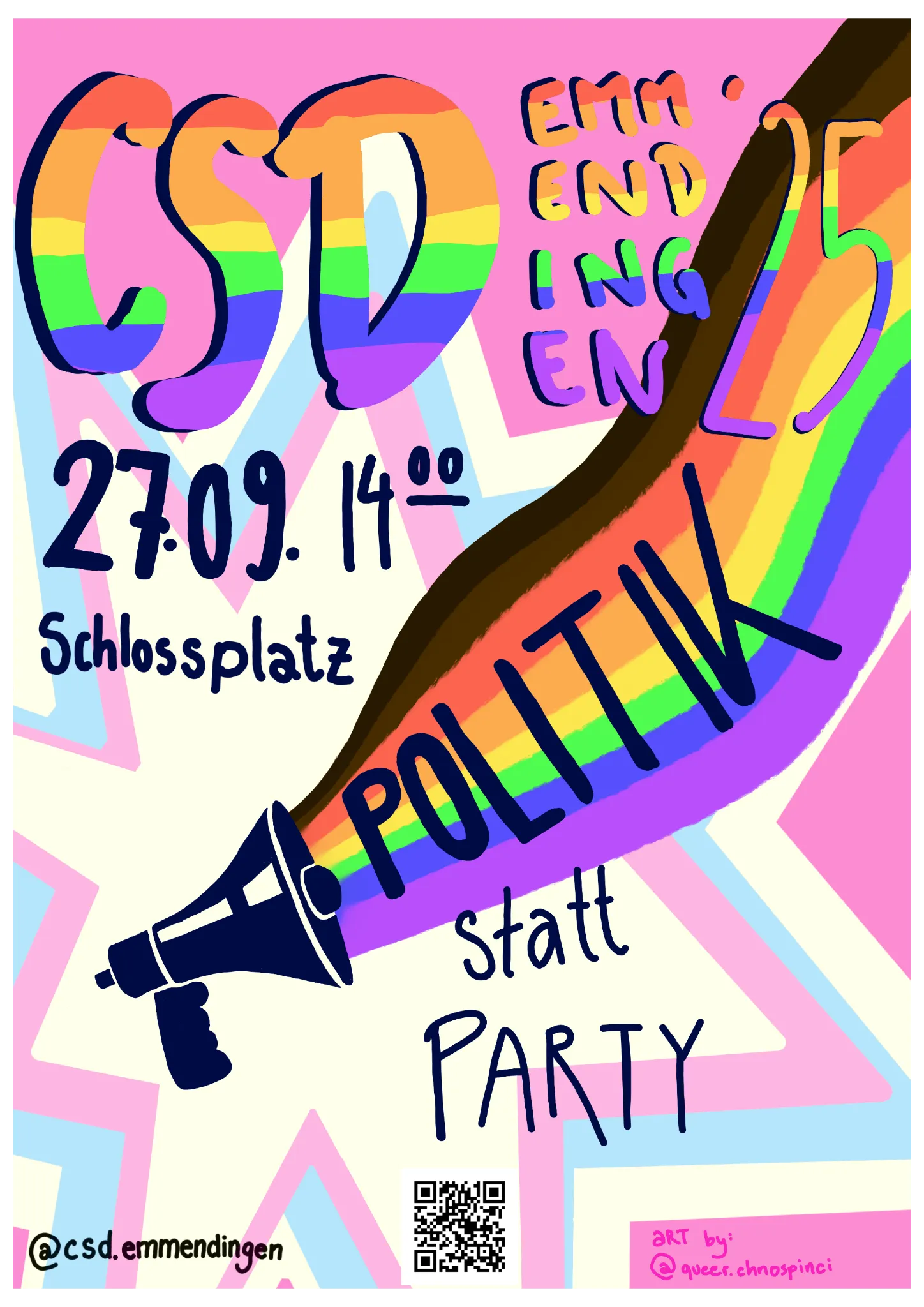 Der Flyer für den CSD